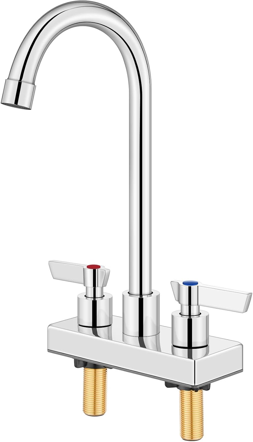 Bar Sink Faucet 4 Inch Center Deck Mount