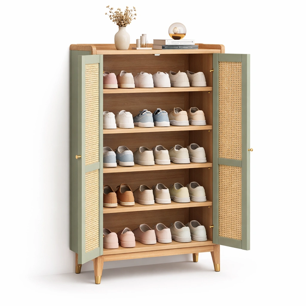 Armario zapatero con puertas-Sovuno