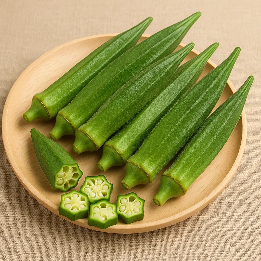🥬 Bamya – семена за нежна и кремообразна текстура. Високодобивна, подходяща за консерви и традиционни ястия. 🍲