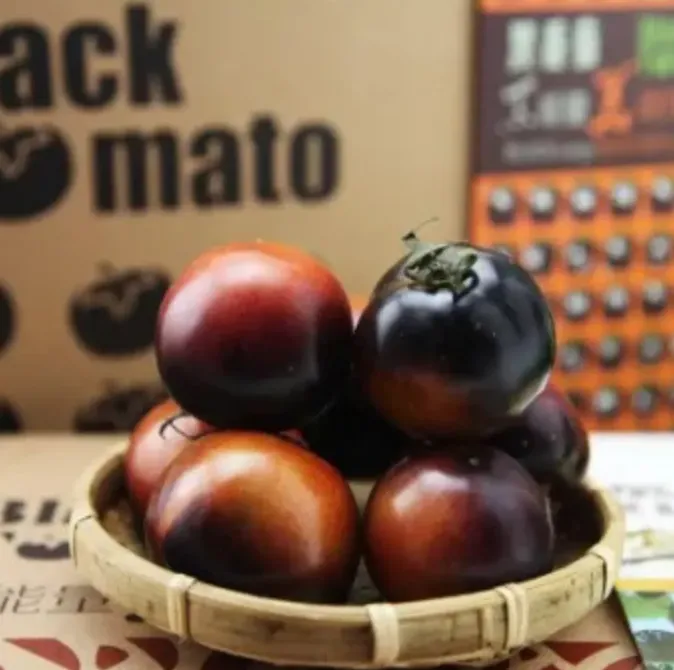 🍅🖤 Egzotična crna rajčica Black Diamond – slatka, sočna i vrlo rodna!