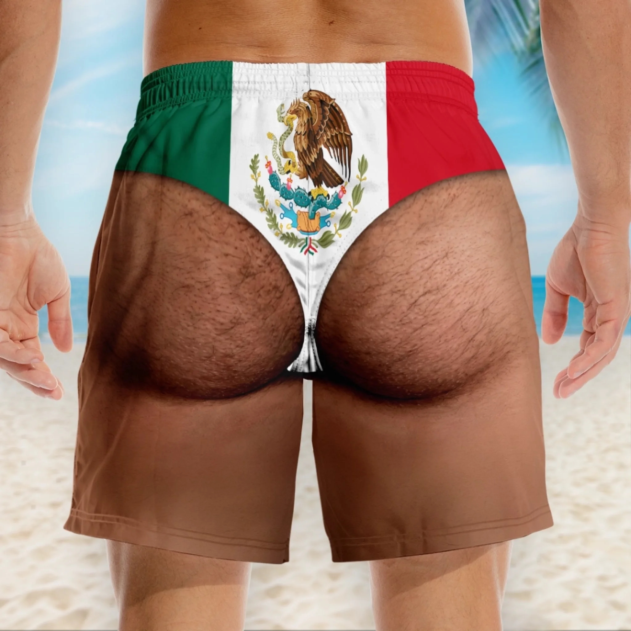 Custom Funny Men Swim Trunks - Personalized Summer Vacation And Travel Gifts For Men - Chasing Sunny Days