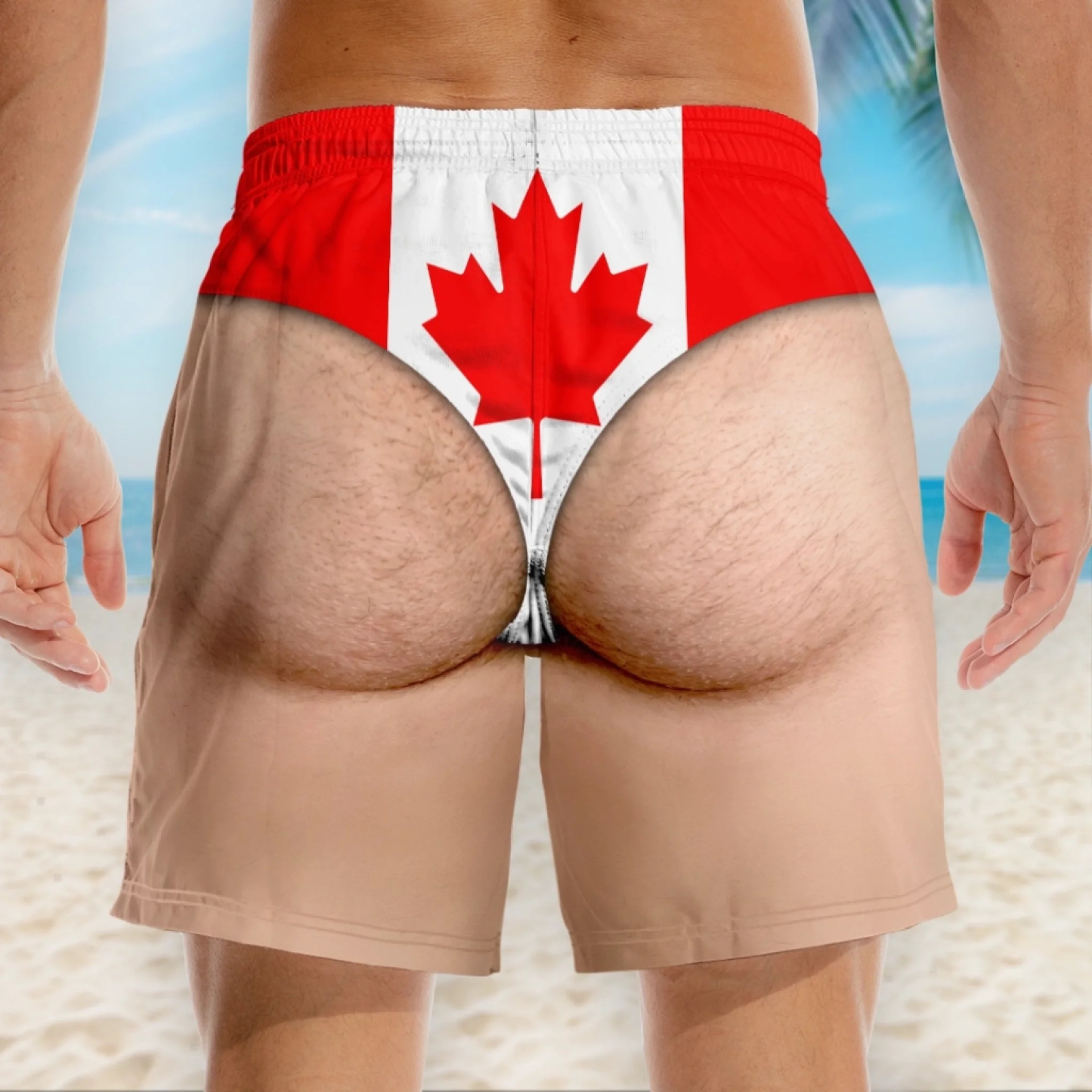 Custom Funny Men Swim Trunks - Personalized Summer Vacation And Travel Gifts For Men - Hello Summer Fun
