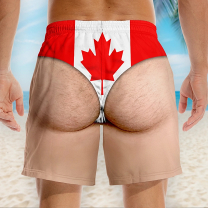 Custom Funny Men Swim Trunks - Personalized Summer Vacation And Travel Gifts For Men - Hello Summer Fun