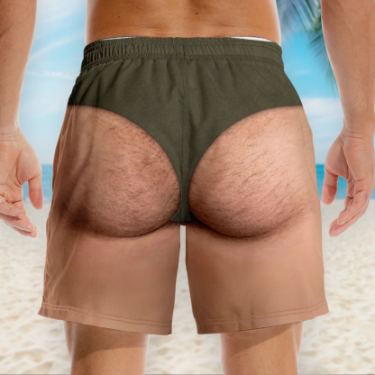 Custom Funny Men Swim Trunks - Personalized Summer Vacation And Travel Gifts For Men - Style Over Rules
