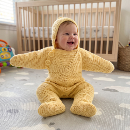 Baby Patrick Star Crochet Hooded Swaddle Wrap, Soft Knit Starfish Newborn Sleep Costume for Photoshoot