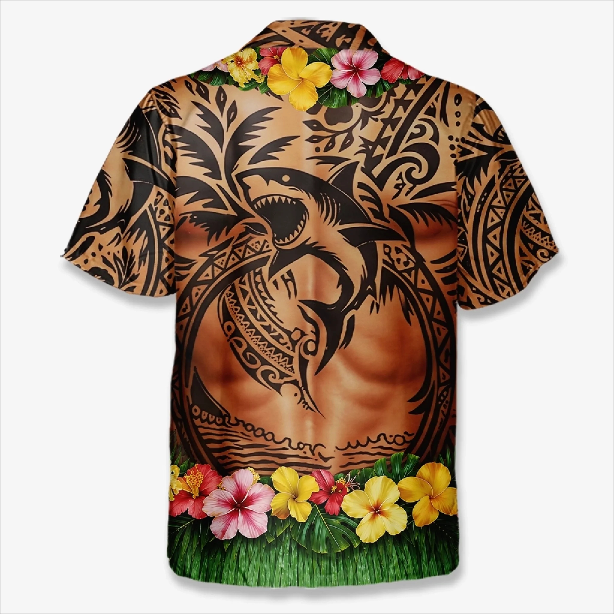 Custom Funny Unisex Tropical Hawaiian Aloha Shirt - Personalized Summer Vacation And Travel Gifts For Men - Aloha Trouble