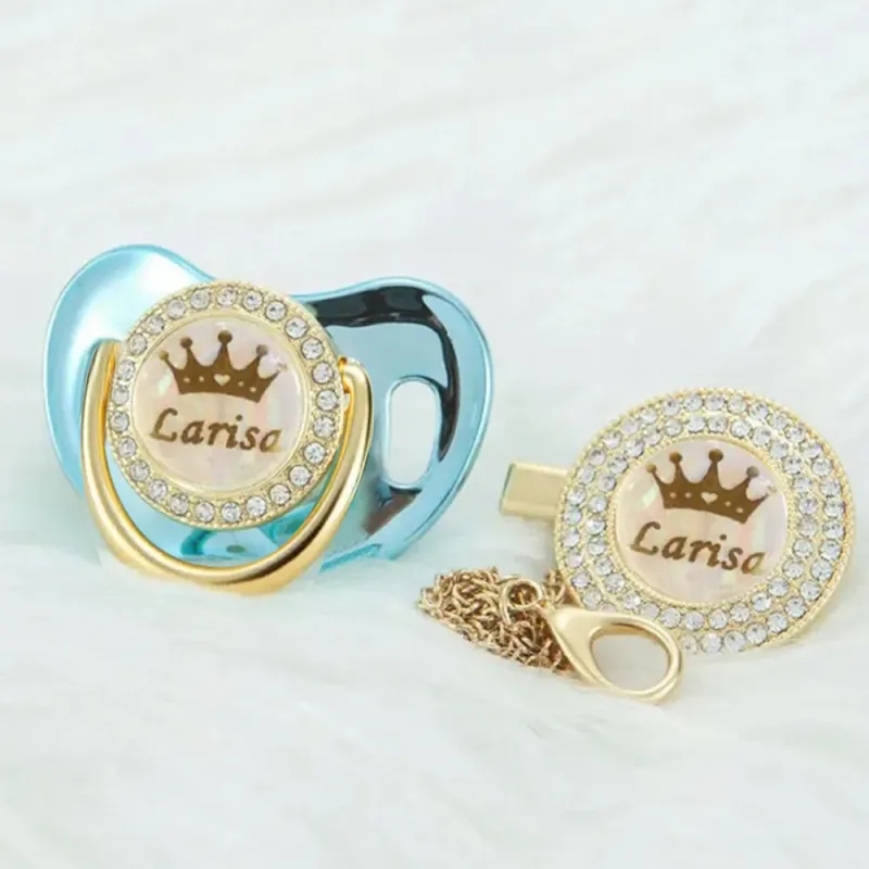 Personalized Name Exquisite Handmade Pacifier Gift for Your Little One