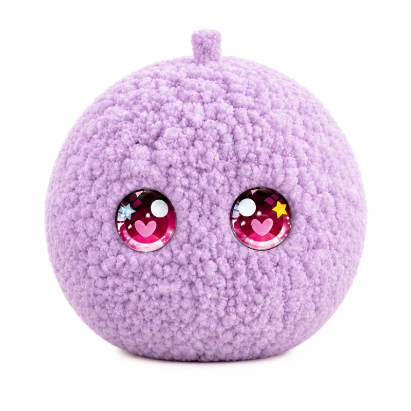 Crochet Bubble Squishy Ball – Soft Handwoven Fidget Toy with Slow-Rising Bubble Pop, Cute Sensory Stress Relief Toy
