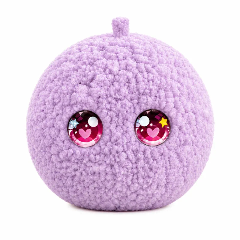 Crochet Bubble Squishy Ball – Soft Handwoven Fidget Toy with Slow-Rising Bubble Pop, Cute Sensory Stress Relief Toy