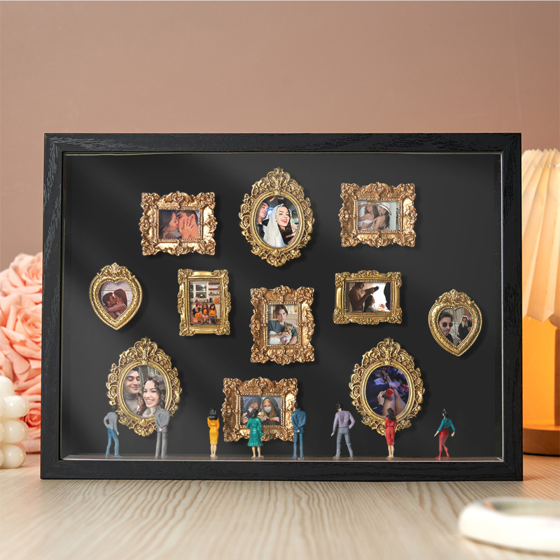 Mother's Day Gifts Museum of Us Frame Personalized Couples Gift for Her Cute Miniature Museum Gifts Meaningful Gift-pawsmeowz