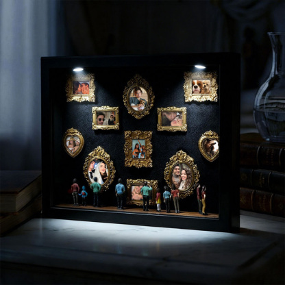 Mother's Day Gifts Museum of Us Frame Personalized Couples Gift for Her Cute Miniature Museum Gifts Meaningful Gift-pawsmeowz