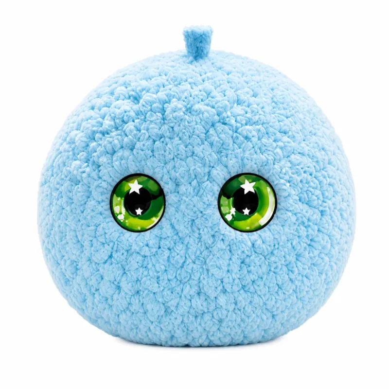 Crochet Bubble Squishy Ball – Soft Handwoven Fidget Toy with Slow-Rising Bubble Pop, Cute Sensory Stress Relief Toy