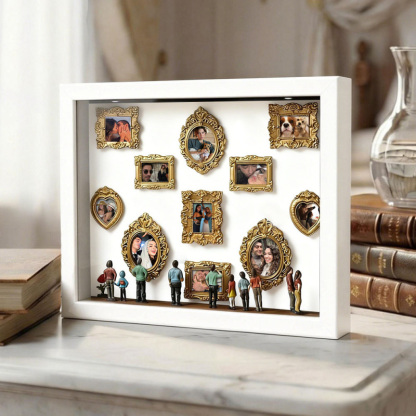 Mother's Day Gifts Museum of Us Frame Personalized Couples Gift for Her Cute Miniature Museum Gifts Meaningful Gift-pawsmeowz