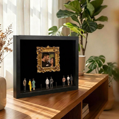 Mother's Day Gifts Museum of Us Frame Personalized Couples Gift for Her Cute Miniature Museum Gifts Meaningful Gift-pawsmeowz