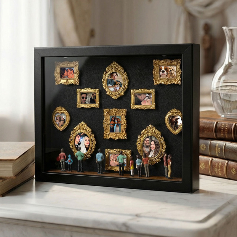 Mother's Day Gifts Museum of Us Frame Personalized Couples Gift for Her Cute Miniature Museum Gifts Meaningful Gift-pawsmeowz