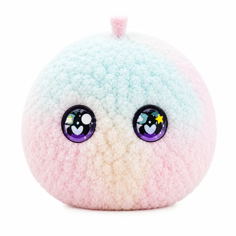Crochet Bubble Squishy Ball – Soft Handwoven Fidget Toy with Slow-Rising Bubble Pop, Cute Sensory Stress Relief Toy