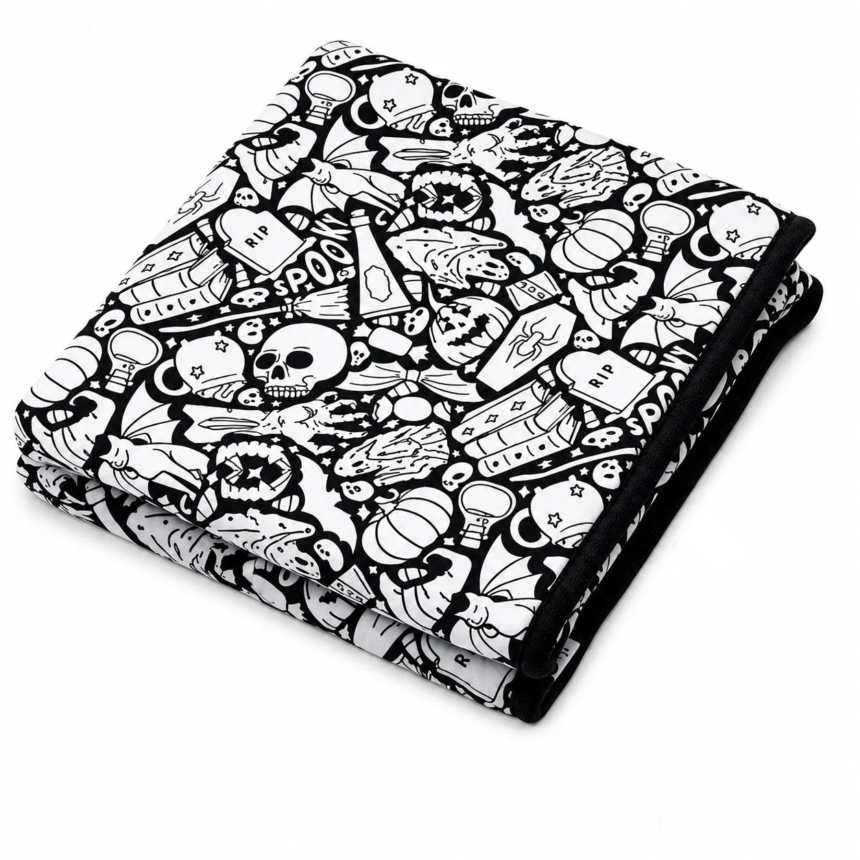 Coloring Blanket with Washable Markers DIY Coloring Blanket Washable Coloring Throw, Family Activity Gift, Stress Relief Craft for Adults and Kids