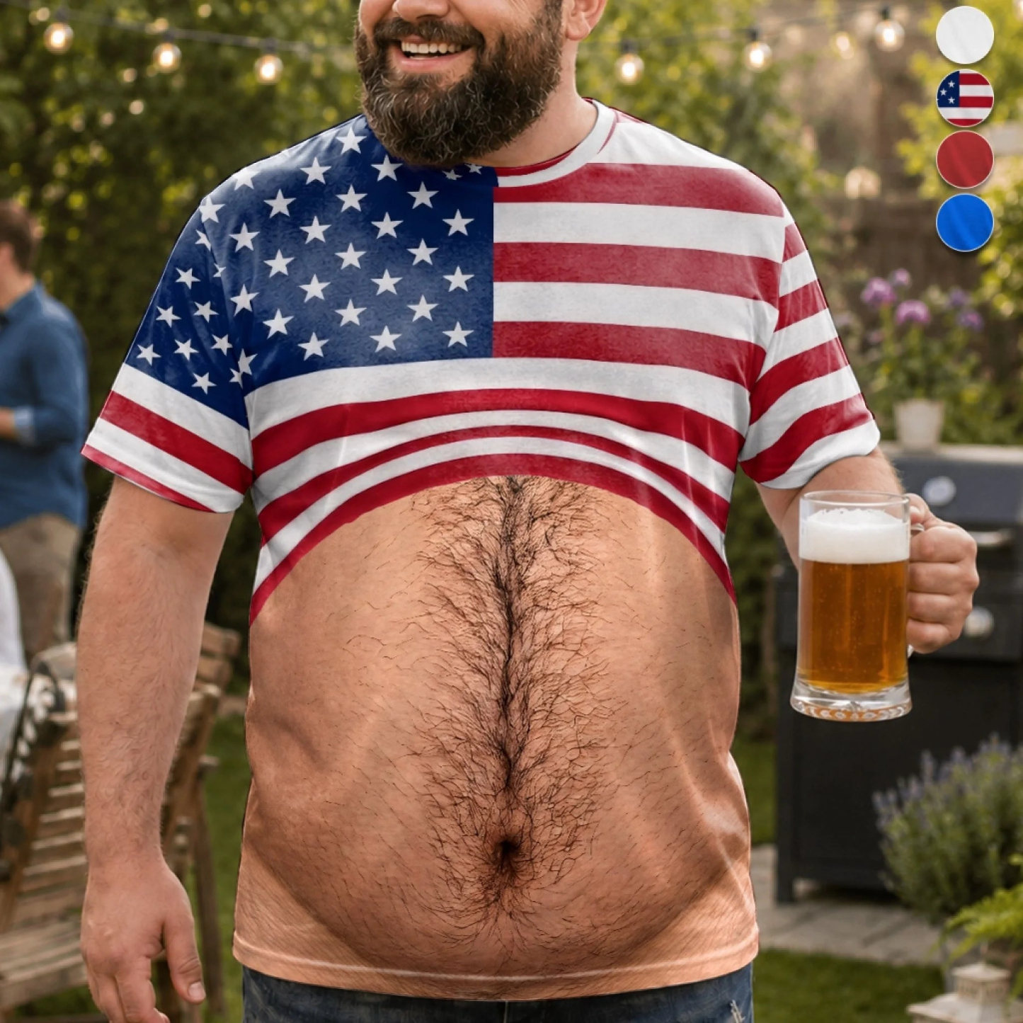 Custom Funny Patriotic T-shirt - Personalized Birthday Gifts For Men - Freedom Looks Good On Me
