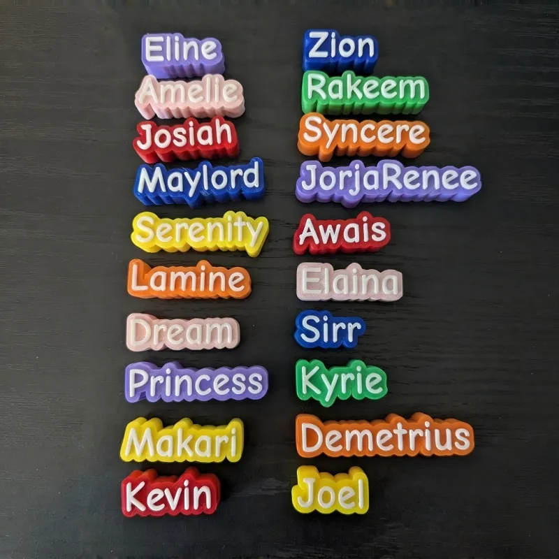 Personalized Pencil Toppers – Custom Name Pencil Accessories – 3D Printed School Favors – Classroom Gifts