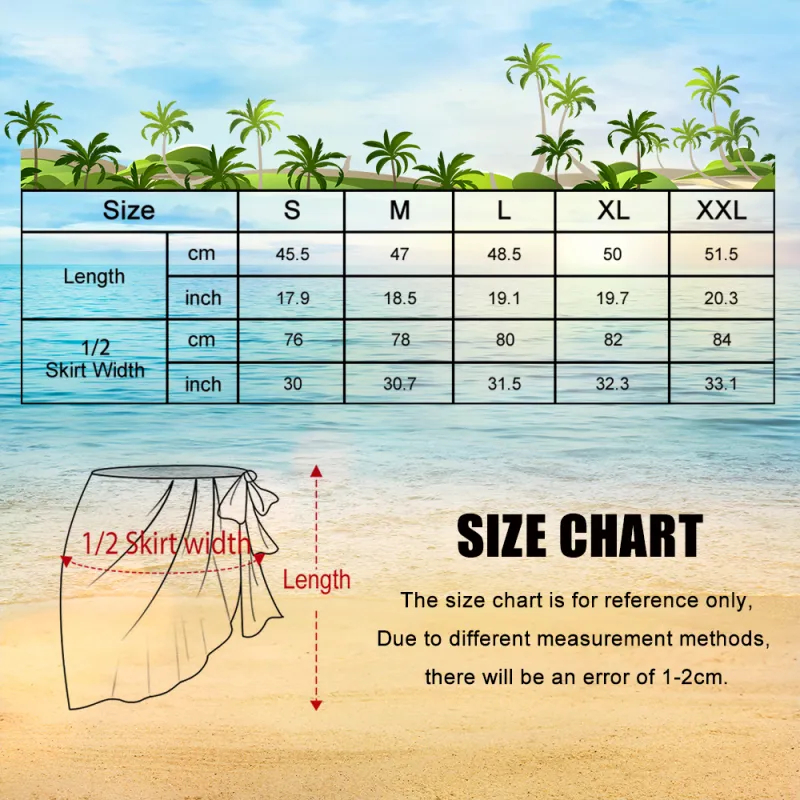 Custom Face Beach Wrap Women Short Sarongs - Your Photo