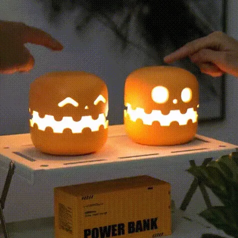 Pumpkin Night Light - Fun and Creative Gift, Ambiance Lamp Halloween Decoration Pumpkin Lantern for Halloween
