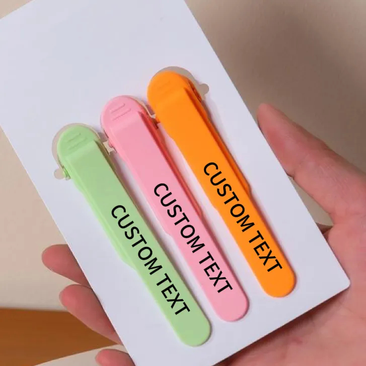 Custom Bookmarks with Text Back to School Automatic Silicone Book Clip Bookmarks Suitable for Reading Lovers