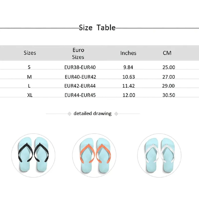 Custom American Flip Flops Personalized Flip Flops Summer Beach Slide Sandals