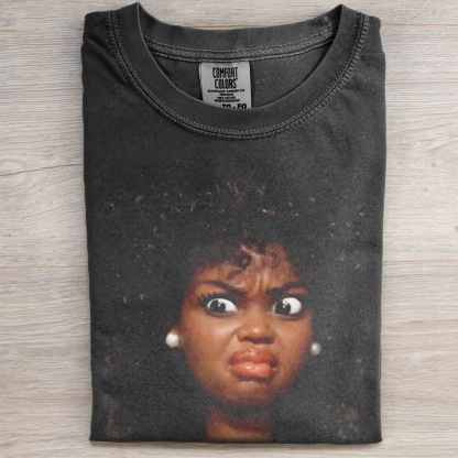 I DISLIKE BLACK GIRL DOLL FACE SHORT-SLEEVED T-SHIRTS