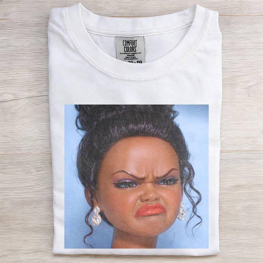 BLACK GIRL DOLL GIRL DISGUSTED MEME T-SHIRT
