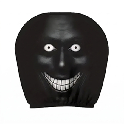 Ghost Face Headrest Covers, Scary Face Printing Auto Seat Universal Elastic Models Headrest Protector