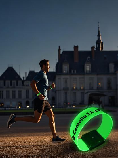 Personalized Glow Bracelets with Photo LED Bracelets Party Supplies for Wedding Birthdays Concerts