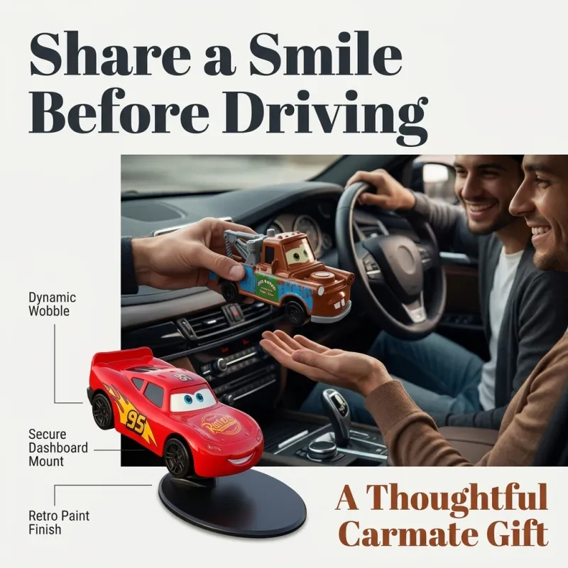 Drift Car Dashboard Cars Mini Car – Funny Brown Decoration Dashboard, Gift for Cars Lovers