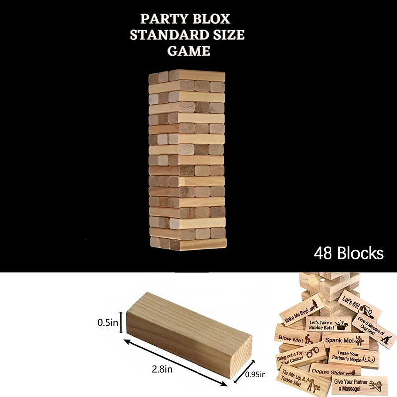 Adult Building Block Tower Perfect Valentine's Day Gift for Couples