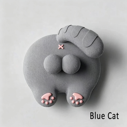 Cute Cat Butt Light Switch Cover, 3D Funny Giant Ball Cat Switch Decor, Kawaii Cartoon Cat Paw Wall Switch Sticker, Creative Bedroom Home Decor, Novelty Gift