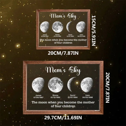Custom Mom's Sky Led Light Frame Personalized Gifts for Mum