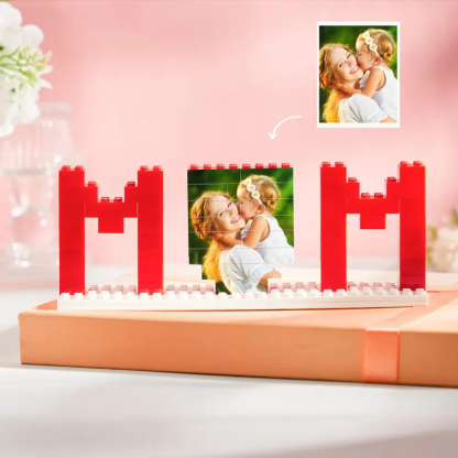 Custom Building Brick Photo Block Personalized MUM Brick Puzzles Mother's Day Gifts