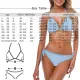 Custom Face American Flag Bikini Two Piece Swimsuit Personalized Bathing Suit Beach Pool Outfits