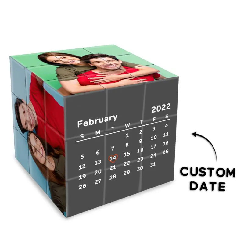 Personalized Folding Picture Photo Frame Rubic's Cube | Father's Day Gifts
