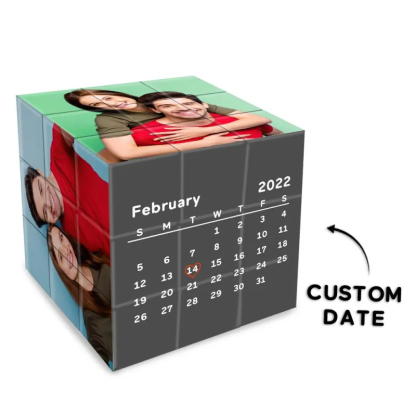Personalized Folding Picture Photo Frame Rubic's Cube | Father's Day Gifts
