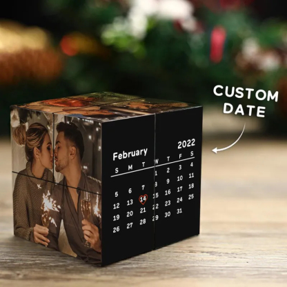 Personalized Folding Picture Photo Frame Rubic's Cube | Father's Day Gifts