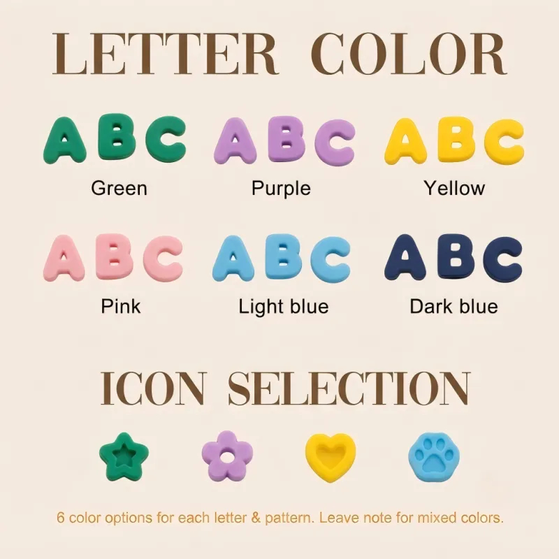 Personalized Waterproof Silicone Pet Collar Replaceable Letter Charms Pet Collar & Leash Set Easy to Clean Outdoor Pet Supplies
