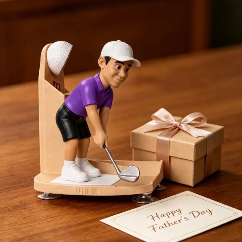 Custom Head Interactive Golf Bottle Opener | Creative Figure Cap Launcher Game for Home Bar & Man Cave Best Gift for Him