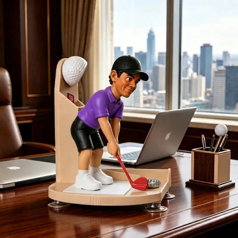 Custom Head Interactive Golf Bottle Opener | Creative Figure Cap Launcher Game for Home Bar & Man Cave Best Gift for Him