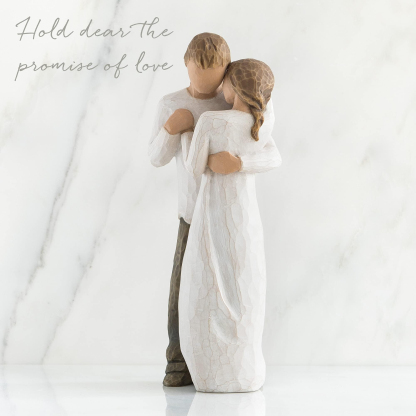 Couple Figurines, Best Wedding Engagement Romantic Gift for Husband Wife, Love Statue Valentine's Day Anniversary Birthday