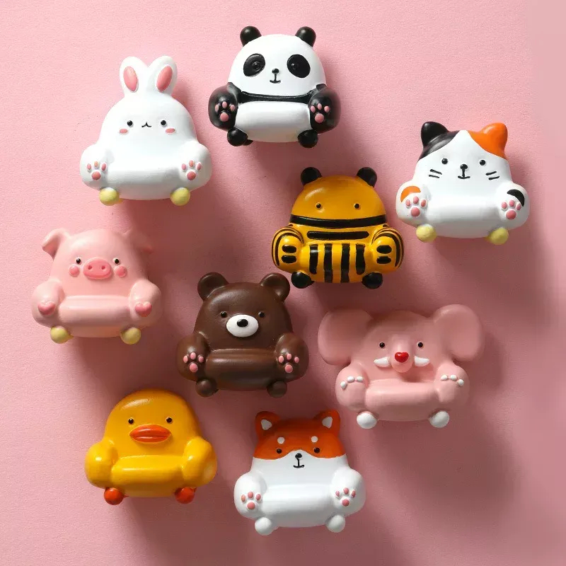 Mini Middle Finger Animal Statue Desk Decor Novelty Gift