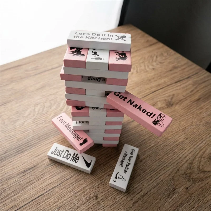 Adult Building Block Tower Perfect Valentine's Day Gift for Couples
