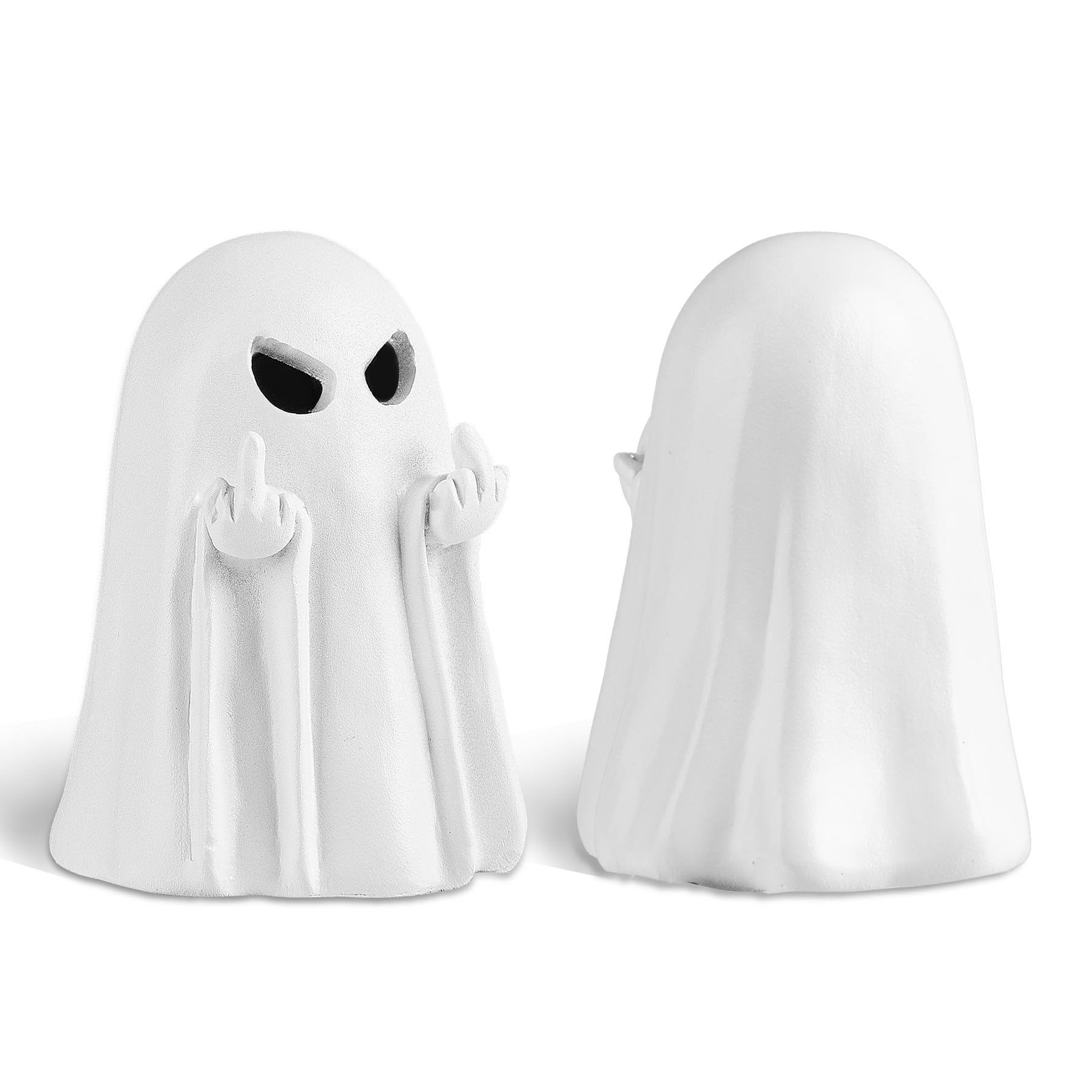 Halloween Ghost Figurine,Cute Spooky Ghost Statue,Halloween Decorations,Resin Statue for Party, Home, Indoor & Porch Decor