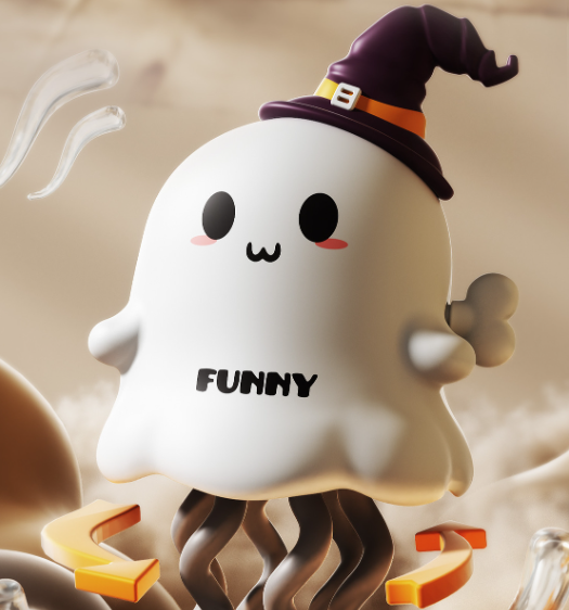 Christmas Toy Dancing Octopus Halloween Ghost Doll Wind-up Twist Doll