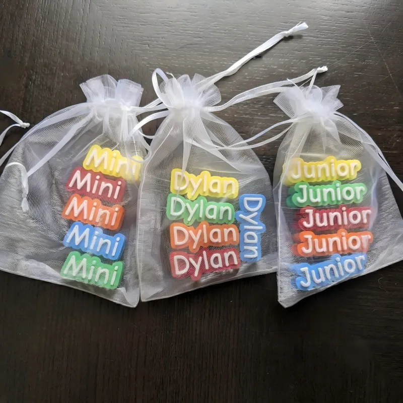 Personalized Pencil Toppers – Custom Name Pencil Accessories – 3D Printed School Favors – Classroom Gifts