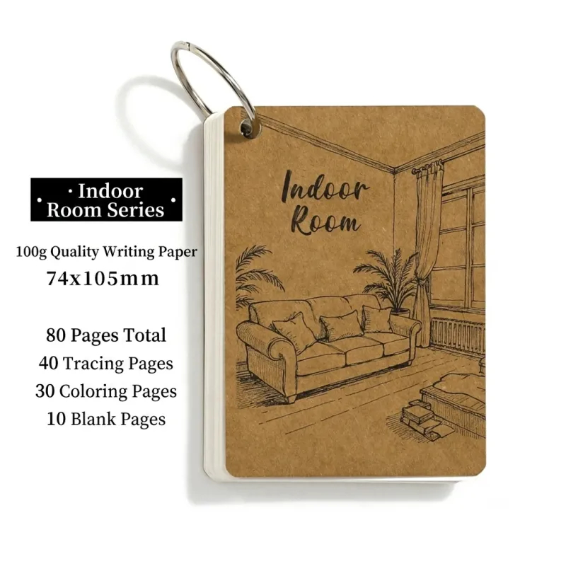 Sketch Coloring Book Series Portable Pocket Graffiti Hand-painted Drawing Book Sketch